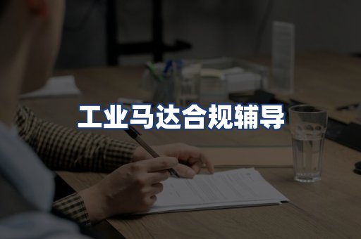 工业马达合规辅导
